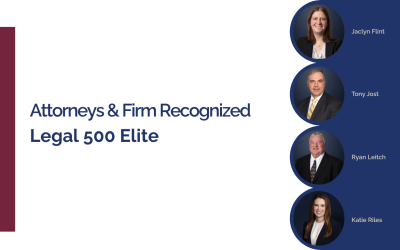 Riley Bennett Egloff Earns Top-Tier Rankings in The Legal 500 Elite Indianapolis 2025 Edition