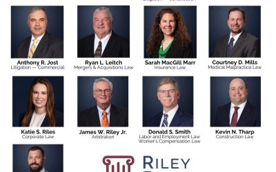 Riley Bennett Egloff Receives 13 Rankings in Inaugural Indianapolis Monthly Top Lawyers